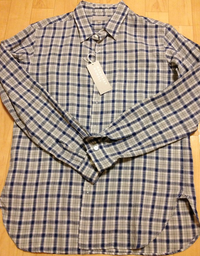 MARGALET HOWELLの「LINEN BOLD TARTAN」